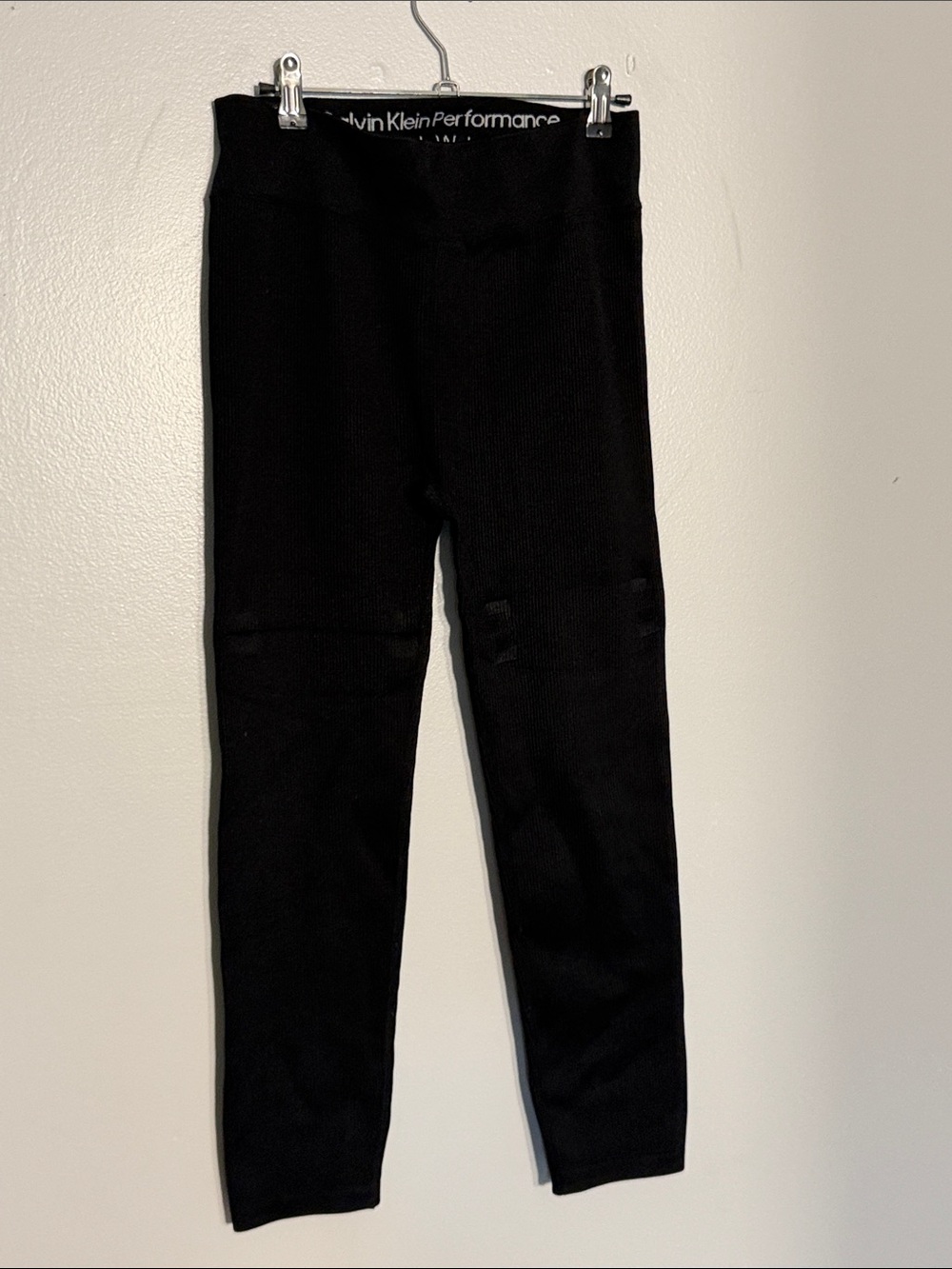 Calvin Klein Performance Kids Black Stretch Leggings